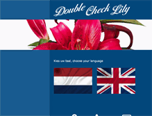 Tablet Screenshot of doublechecklily.nl